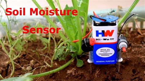 how to make a homemade moisture meter for shallow pots|self made soil moisture sensor.